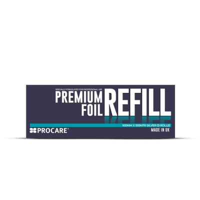 PROCARE PREMIUM SILVER HAIR FOIL REFILL CASE OF 3 ROLLS 100MM X 100MTR