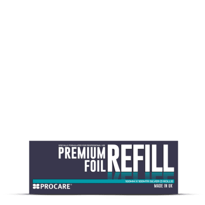 PROCARE PREMIUM SILVER HAIR FOIL REFILL CASE OF 3 ROLLS 100MM X 100MTR