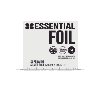 PROCARE ESSENTIAL SILVER SUPERWIDE HAIR FOIL ROLL 120MM X 500MTR