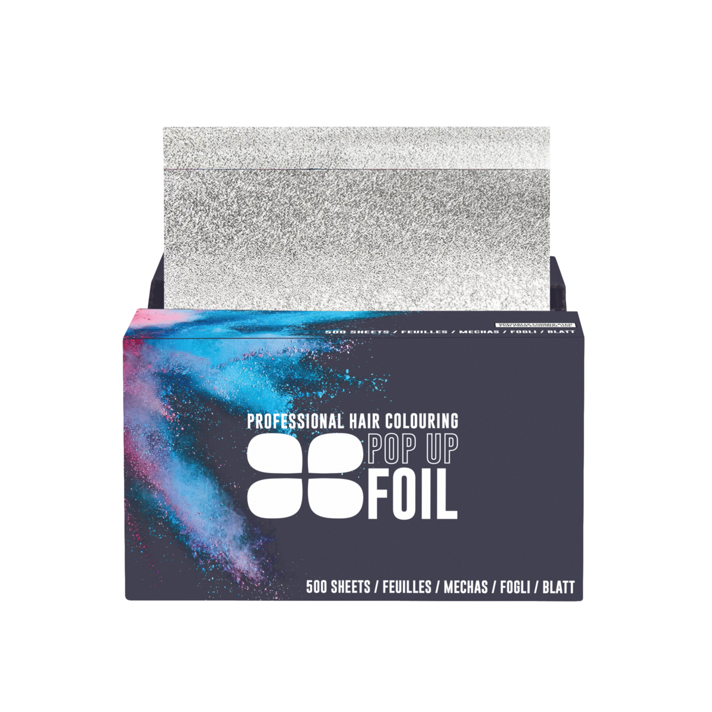 Colorful Embossed Pop Up Hair Foil Sheets, Aluminum Foil for
