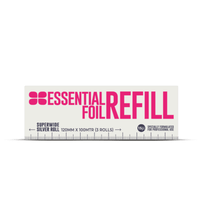 PROCARE ESSENTIAL SILVER HAIR FOIL REFILL CASE OF 3 ROLLS 120MM X 100MTR